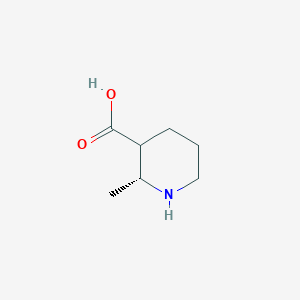 (2R)-2-Methylpiperidine-3-carboxylic acid chemical structure (CAS 2256058-89-4)
