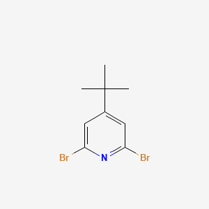 2,6-Dibromo-4-(tert-butyl)pyridine chemical structure (CAS 2256760-24-2)