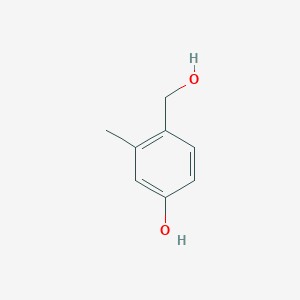 4-(Hydroxymethyl)-3-methylphenol chemical structure (CAS 22574-58-9)