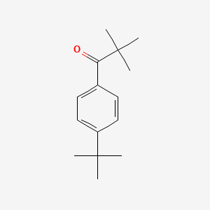 1-(4-(tert-Butyl)phenyl)-2,2-dimethylpropan-1-one chemical structure (CAS 22583-66-0)