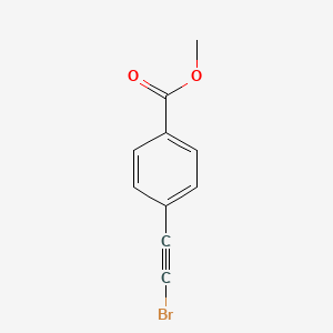 Methyl 4-(bromoethynyl)benzoate chemical structure (CAS 225928-10-9)