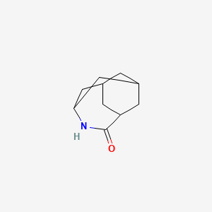 4-Azatricyclo[4.3.1.13,8]undecan-5-one chemical structure (CAS 22607-75-6)