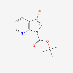 tert-Butyl 3-bromo-1H-pyrrolo[2,3-b]pyridine-1-carboxylate chemical structure (CAS 226085-17-2)