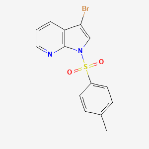 3-Bromo-1-tosyl-1H-pyrrolo[2,3-b]pyridine chemical structure (CAS 226085-18-3)