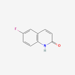 6-Fluoroquinolin-2(1H)-one chemical structure (CAS 22614-75-1)