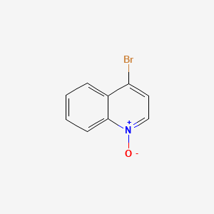 4-Bromoquinoline 1-oxide chemical structure (CAS 22614-98-8)