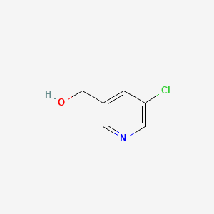 (5-Chloro-3-pyridinyl)methanol chemical structure (CAS 22620-34-4)