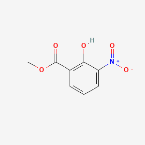 Methyl 2-hydroxy-3-nitrobenzoate chemical structure (CAS 22621-41-6)