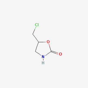 5-(Chloromethyl)oxazolidin-2-one chemical structure (CAS 22625-57-6)