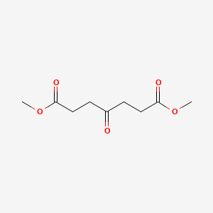 Dimethyl 4-oxoheptanedioate chemical structure (CAS 22634-92-0)
