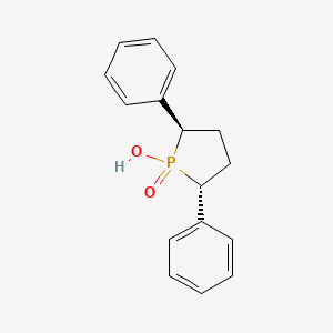 (2R,5R)-1-Hydroxy-2,5-diphenylphospholane 1-oxide chemical structure (CAS 226393-33-5)