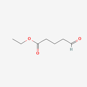 Ethyl 5-oxopentanoate chemical structure (CAS 22668-36-6)