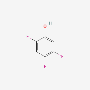 2,4,5-Trifluorophenol chemical structure (CAS 2268-16-8)