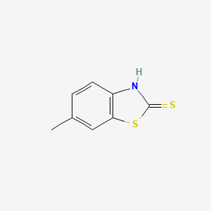 6-Methylbenzo[d]thiazole-2-thiol chemical structure (CAS 2268-79-3)