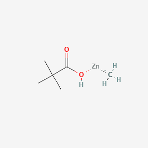 Methyl(pivaloyloxy)zinc chemical structure (CAS 2268745-10-2)