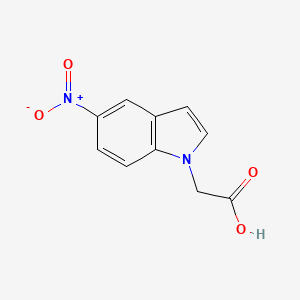 (5-Nitro-1h-indol-1-yl)acetic acid chemical structure (CAS 226901-50-4)