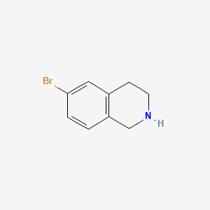 6-Bromo-1,2,3,4-tetrahydroisoquinoline chemical structure (CAS 226942-29-6)