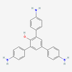 4,4''-Diamino-5'-(4-aminophenyl)-[1,1':3',1''-terphenyl]-2'-ol chemical structure (CAS 2271247-13-1)