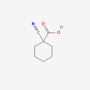 1-Cyanocyclohexanecarboxylic acid chemical structure (CAS 227203-34-1)