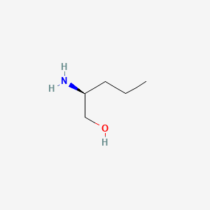(S)-2-Aminopentan-1-ol chemical structure (CAS 22724-81-8)