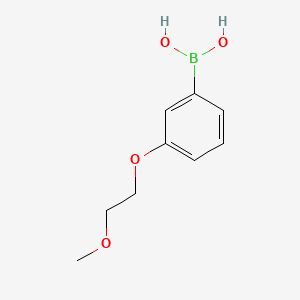 (3-(2-Methoxyethoxy)phenyl)boronic acid chemical structure (CAS 227305-67-1)