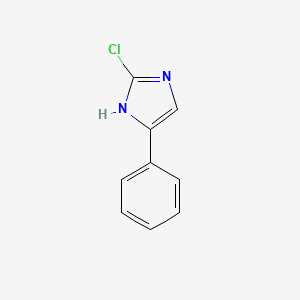 2-Chloro-5-phenyl-1H-imidazole chemical structure (CAS 227313-39-5)