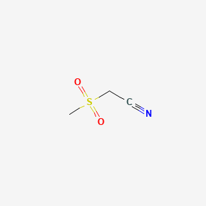 2-(Methylsulfonyl)acetonitrile chemical structure (CAS 2274-42-2)
