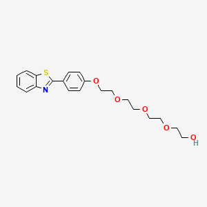 2-(2-(2-(2-(4-(Benzo[d]thiazol-2-yl)phenoxy)ethoxy)ethoxy)ethoxy)ethan-1-ol chemical structure (CAS 2274723-90-7)