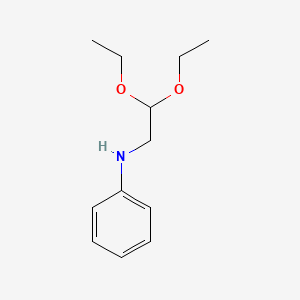 N-(2,2-Diethoxyethyl)aniline chemical structure (CAS 22758-34-5)