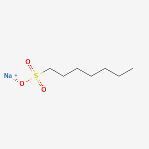 Sodium heptane-1-sulfonate chemical structure (CAS 22767-50-6)