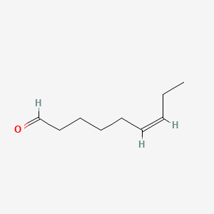 Cis-6-nonenal chemical structure (CAS 2277-19-2)