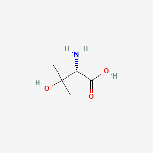 (S)-2-Amino-3-hydroxy-3-methylbutanoic acid chemical structure (CAS 2280-27-5)