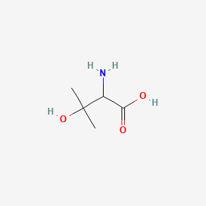 2-Amino-3-hydroxy-3-methylbutanoic Acid chemical structure (CAS 2280-28-6)
