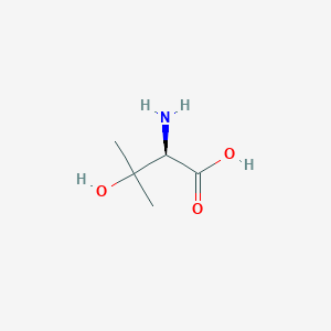 (R)-2-Amino-3-hydroxy-3-methylbutanoic acid chemical structure (CAS 2280-48-0)