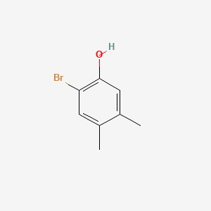 2-Bromo-4,5-dimethylphenol chemical structure (CAS 22802-39-7)