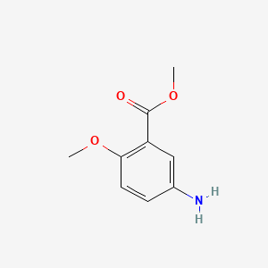 Methyl 5-amino-2-methoxybenzoate chemical structure (CAS 22802-67-1)