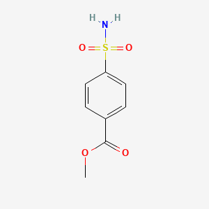 Methyl 4-sulfamoylbenzoate chemical structure (CAS 22808-73-7)
