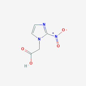 2-(2-Nitro-1H-imidazol-1-yl)acetic acid chemical structure (CAS 22813-32-7)