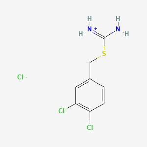 2-(3,4-Dichlorobenzyl)isothiouronium chloride chemical structure (CAS 22816-60-0)
