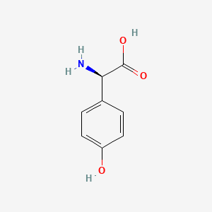 H-D-Phg(4-OH)-OH chemical structure (CAS 22818-40-2)