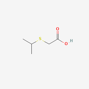 2-(Isopropylthio)acetic acid chemical structure (CAS 22818-59-3)