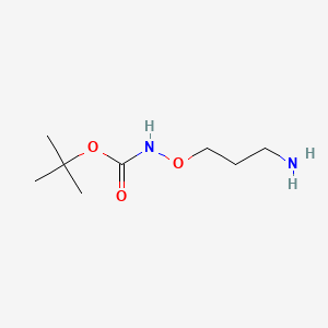 tert-Butyl 3-aminopropoxycarbamate chemical structure (CAS 228245-16-7)