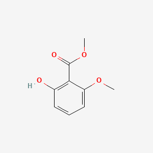 Methyl 2-hydroxy-6-methoxybenzoate chemical structure (CAS 22833-69-8)