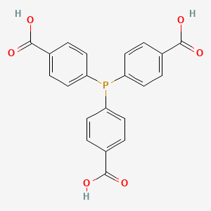 4,4',4''-Phosphanetriyltribenzoic acid chemical structure (CAS 22836-27-7)