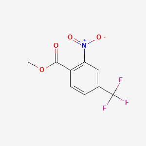 Methyl 2-nitro-4-(trifluoromethyl)benzoate chemical structure (CAS 228418-45-9)