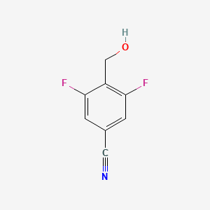 3,5-Difluoro-4-(hydroxymethyl)benzonitrile chemical structure (CAS 228421-83-8)