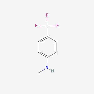 N-Methyl-4-(trifluoromethyl)aniline chemical structure (CAS 22864-65-9)