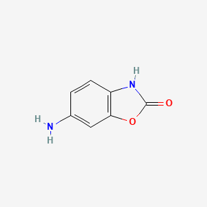 6-Aminobenzo[d]oxazol-2(3H)-one chemical structure (CAS 22876-17-1)