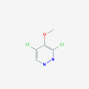 3,5-Dichloro-4-methoxypyridazine chemical structure (CAS 2288-74-6)