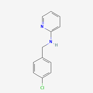 N-(4-Chlorobenzyl)pyridin-2-amine chemical structure (CAS 22881-33-0)